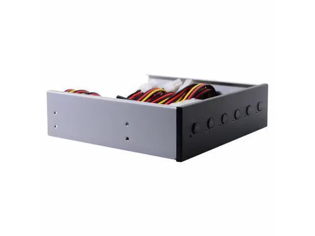 Alt view image 4 of 7 - 6 Hard Disk Control System Intelligent Control Management System HDD SSD Power Switch with 5.25 CD-ROM Bay PW-020