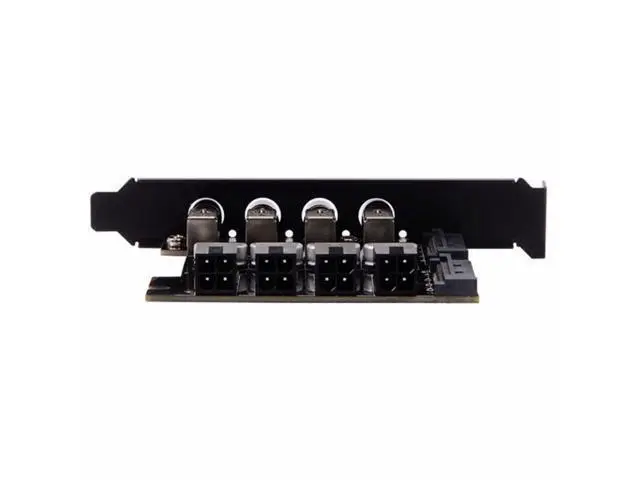 Alt view image 4 of 7 - 4 Hard Disk Control System Intelligent Control Management System HDD SSD Power Switch with PCI Bracket PW-018