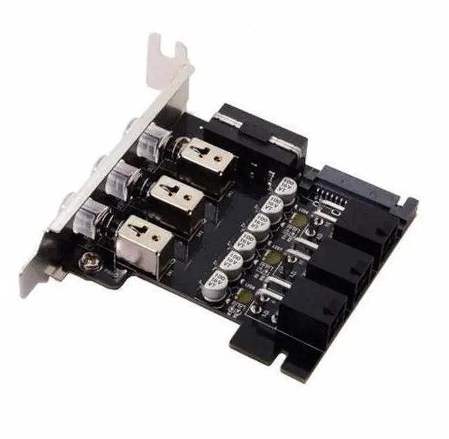 Main image of 3 Hard Disk Control System Intelligent Control Management System HDD SSD Power Switch with Low Profile Bracket PW-019