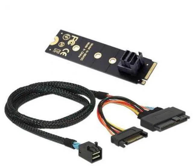 Main image of 22X80mm 2280 M.2 SFF-8643 Card and U.2 U2 SFF-8639 NVME PCIe SSD Cable PCI-E 3.0 4.0 for Mainboard SSD