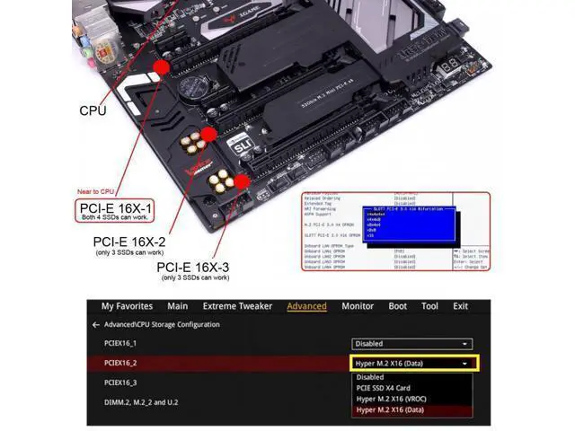 Alt view image 4 of 7 - External MCIO 8i Mini Cool Edge IO SFF-TA-1016 to PCIE5.0 PCI-Express 8x VROC Adapter for Mainboard SSD Graphics Card SF-086-MC05