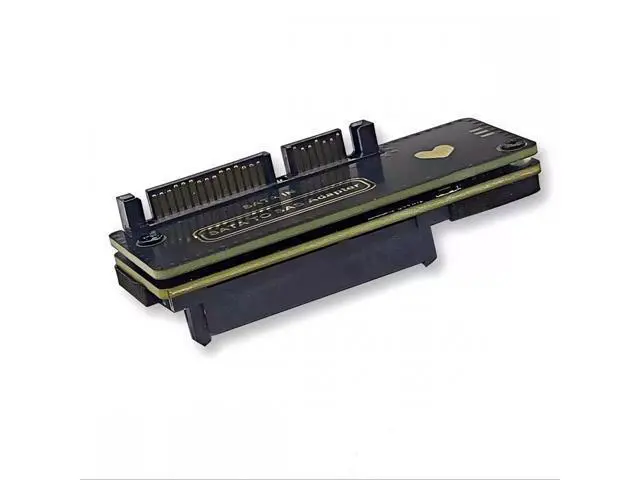 Alt view image 2 of 7 - SFF-8482 SAS 29Pin to 7+15 22Pin SATA Hard Disk Drive Raid Adapter with Chipset and Power Port SF-090-SATA