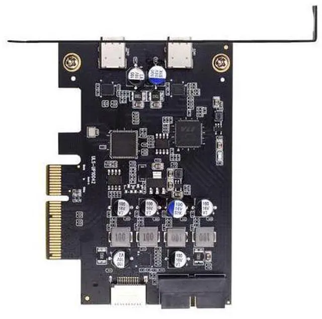 Main image of 10Gbps Type-E USB 3.1 Front Panel Socket & USB3.0 19Pin/20Pin & Dual Type-C USB-C to PCI-E Express Card Adapter ASM3142 VL822