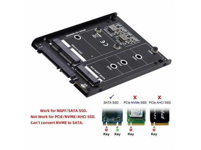 Alt view image 2 of 7 - Dual MSATA NGFF B+M SSD Card JBOD Raid0 Span Bridge to 2.5inch SATA Combo HDD Disk Drive Enclosure SA-060