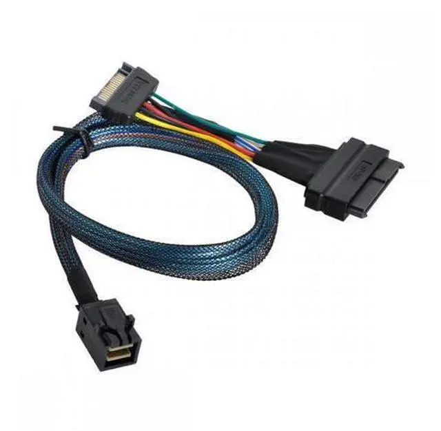 Main image of U.2 U2 SFF-8639 NVME PCIe SSD Cable for Mainboard SSD 750 p3600 p3700 M.2 SFF-8643 Mini SAS HD SF-093