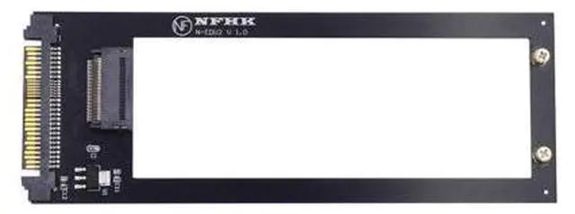 Main image of U.2 SFF-8639 Host to PCI-E Ruler 1U GEN-Z EDSFF 9.5mm 15mm 25mm Short SSD E1.S with Heat Sink PM9A3 PM9D3 P5801X Carrier Adapter