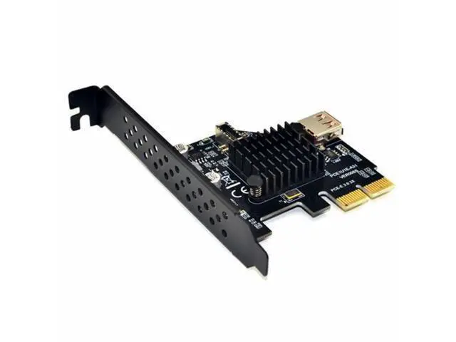 Alt view image 7 of 7 - 10Gbps USB 3.1 Front Panel Type-E Socket and USB 2.0 Type-A to PCI-E Express Card Adapter for Motherboard UC-136