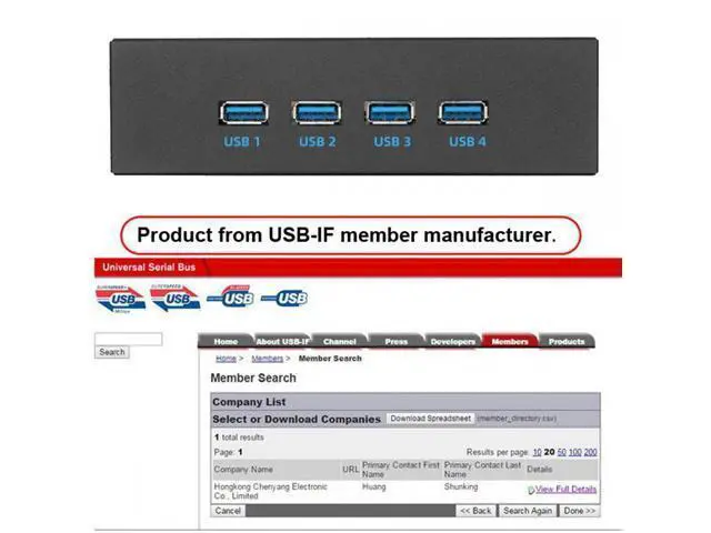 Alt view image 5 of 7 - 10Gbps USB 3.1 Type-A HUB 4 Ports Front Panel to Motherboard Type-E Connector Cable 10Gbps for 5.25" CD-ROM Bay Tray U3-032-AF