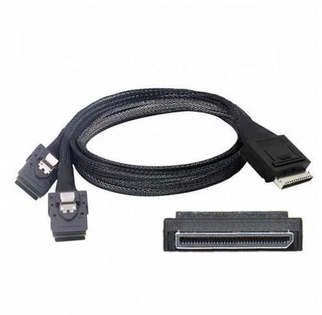 Main image of OCuLink PCIe PCI-Express SFF-8611 8x 8-Lane to Dual SFF-8087 4x SSD Data Active Cable 50cm SF-050