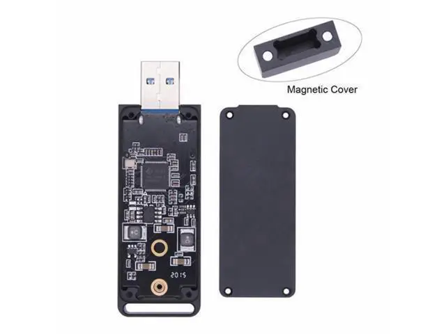 Alt view image 5 of 7 - USB 3.1 Gen2 10Gbps to NVME PCI-E M-Key Solid State Drive External Enclosure 2230/2242mm U3-017-2242MG