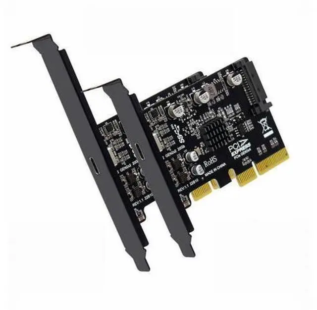 Main image of USB 3.2 Gen2 Type-C 20Gbps USB-C to PCI-E 4X Express Card Adapter for Desktop Motherboard UC-104-CF
