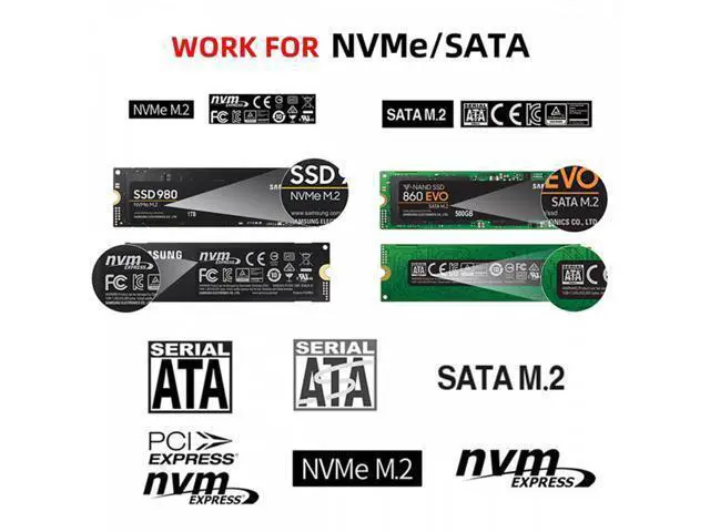 Alt view image 5 of 7 - 20Gbps Type-C USB3.2 USB4 to NVME M-key M.2 NGFF SATA SSD PCBA Enclosure 2242/2230mm Adapter RTL9220 Chipset UC-092-2242MM