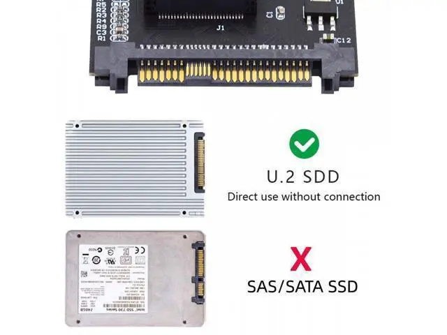 Alt view image 3 of 7 - U.2 SFF-8639 Host Adapter to NVMe Ruler 1U GEN-Z EDSFF 2C 8X Short SSD PM983 E1.L Carrier Adapter SF-072-2C