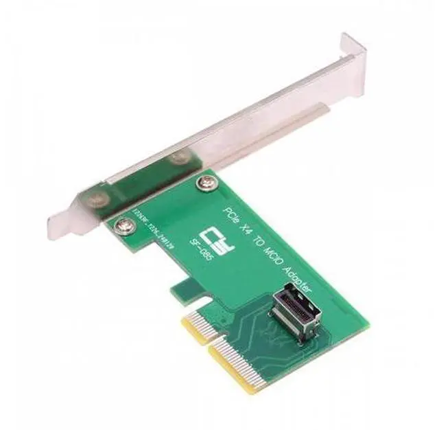 Main image of PCI-Express 5.0 4.0 4X to MCIO Mini Cool Edge IO Female Host Adapter for PCIe Nvme U.2 SSD SF-085