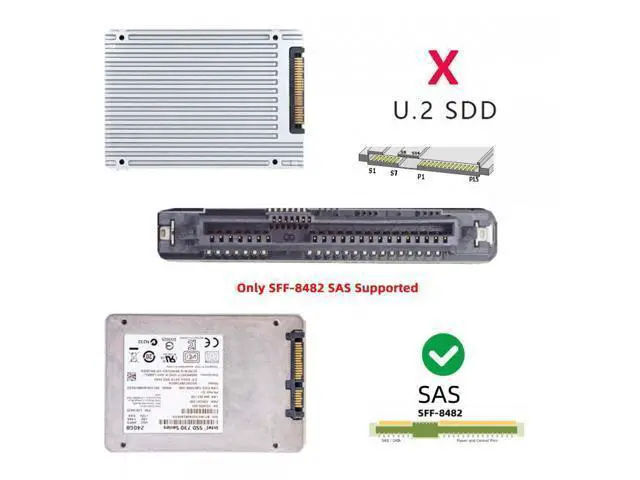 Alt view image 3 of 7 - SFF-8482 SAS 29Pin to USB 3.0 5Gbps Hard Disk Drive Raid Adapter with Chipset and Power Port (Need 12V/3A Power Supply) SF-090-USB3
