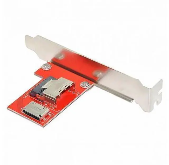 Main image of PCI-Express 4.0 Mini SAS SFF-8087 to Oculink SFF-8611 SFF-8612 PCBA Female Adapter With Bracket SF-041