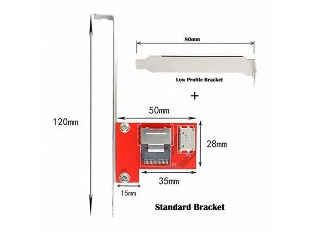 Alt view image 7 of 7 - PCI-Express 4.0 Mini SAS SFF-8087 to Oculink SFF-8611 SFF-8612 PCBA Female Adapter With Bracket SF-041