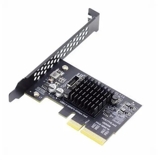 Main image of USB 3.2 Gen2 Type-E 20Gbps Front Panel Socket to PCI-E 4X Express Card Adapter for Desktop Motherboard UC-104-EF