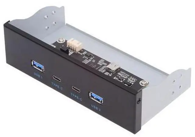 Main image of 10Gbps USB 3.1 Type-A & Type-C HUB 4 Ports Front Panel to Motherboard Type-E Connector Cable 10Gbps for 5.25" CD-ROM Bay Tray