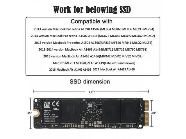 Alt view image 3 of 7 - USB3.2 Type-C USB-C to 16+12Pin Mobile Box HDD Enclosure for MAC Air Pro 2013 2014 2015 2016 SSD Portable Case U3-009-TC