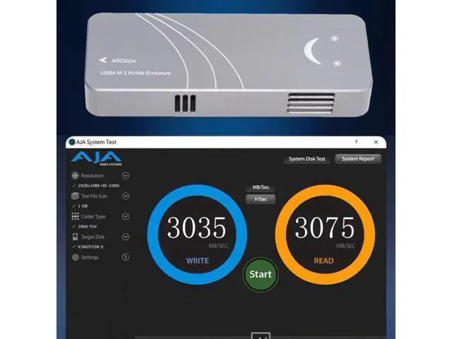 Alt view image 2 of 7 - Type-C USB4 40Gbps to PCI-E 4.0 X4 SSD NVME NGFF M-Key Enclosure USB-C 20Gbps ASM2464 Chipset UC-116-SL