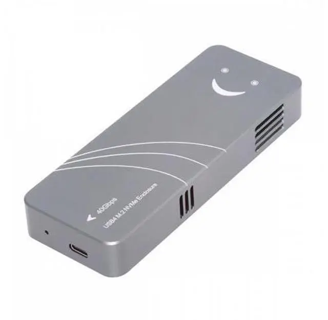 Main image of Type-C USB4 40Gbps to PCI-E 4.0 X4 SSD NVME NGFF M-Key Enclosure USB-C 20Gbps ASM2464 Chipset UC-116-SL