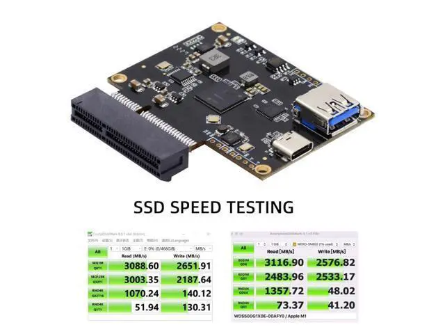 Alt view image 7 of 7 - Type-C USB4 40Gbps to PCI-E SSD 4x Graphics Card Converter Cable USB4.0 40Gbps JHL7440 Chipset