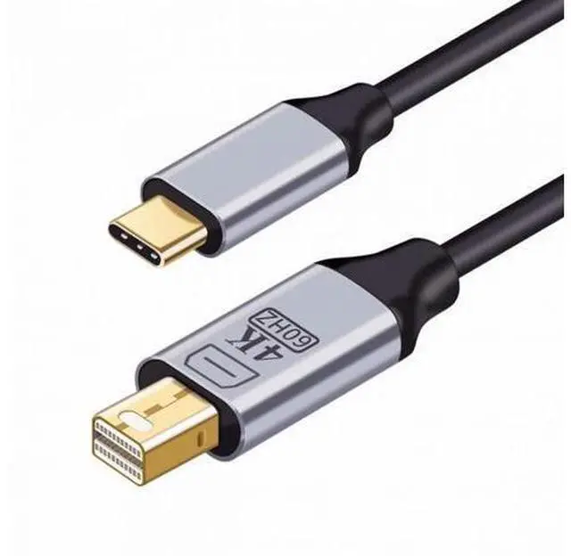 Main image of USB 3.1 Type-C USB-C Source to Mini DisplayPort DP Displays Male 4K Monitor Cable for Laptop 1.8m UC-018-MDP