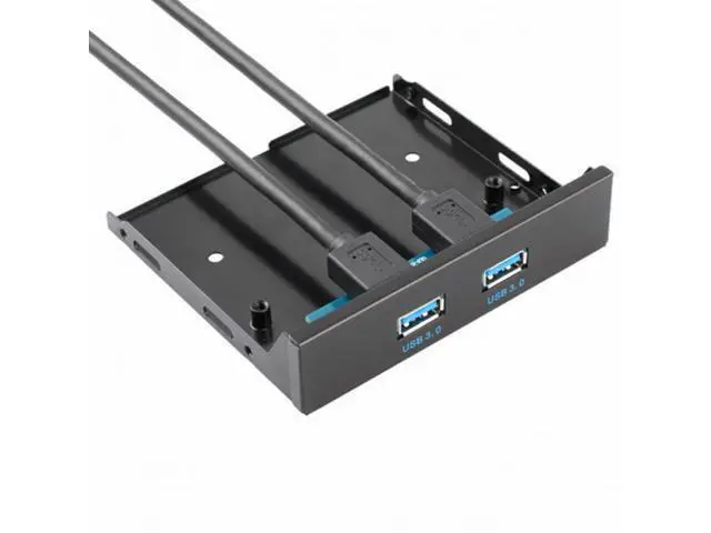 Alt view image 3 of 5 - USB 3.0 Dual Port Front Panel to Motherboard 20Pin Connector Cable for PC 3.5" Floppy Bay U3-045