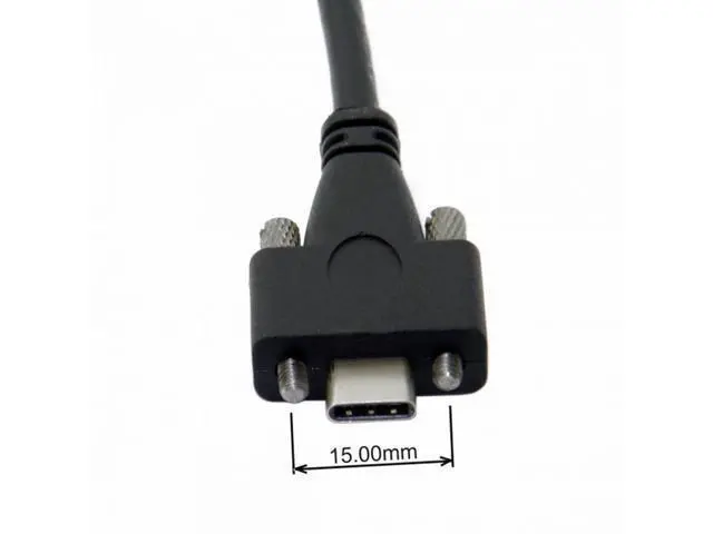 Alt view image 3 of 7 - USB 3.1 Type-C Dual Screws Locking to Standard USB3.0 Data Cable Mount Type for Camera Recorder (8 Meters) UC-048-8.0M F