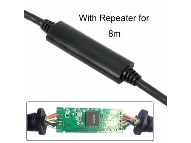 Alt view image 6 of 7 - 5Gbps USB-C USB 3.1 Type-C Male to USB3.0 Type A Male Data GL3523 Extender Cable for Tablet Phone Hard Disk Drive (8 Meters) UC-199-8.0M F