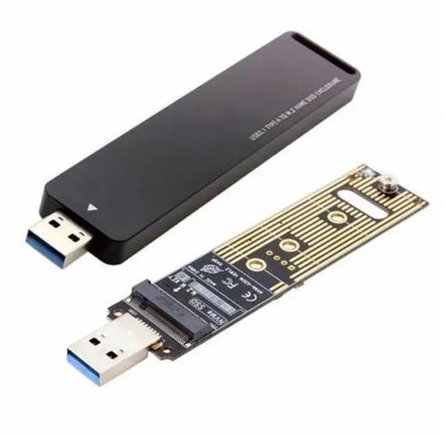 Main image of USB 3.0 to NVME M-key M.2 NGFF SSD External PCBA Conveter Adapter with Flash Disk Case U3-017-2280MM
