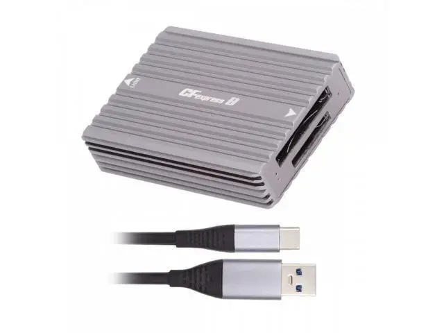 Alt view image 2 of 7 - USB3.1 Type-C USB3.0 Type-A to CF Express Extension Card Reader CFE Type-A & Type-B CFA R5 Z6 Z7 CFB Memory Card