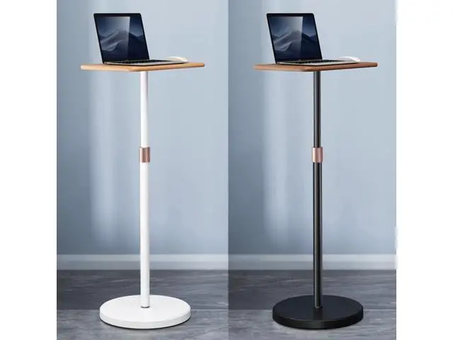 Alt view image 2 of 6 - SSKY L42 Laptop Stand Landing Workbench Computer Height Frame, Color: Walnut L42 Walnut