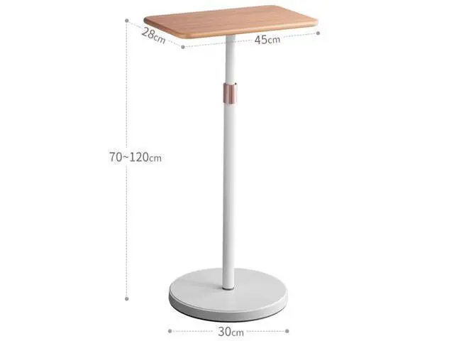 Alt view image 3 of 6 - SSKY L42 Laptop Stand Landing Workbench Computer Height Frame, Color: Walnut L42 Walnut