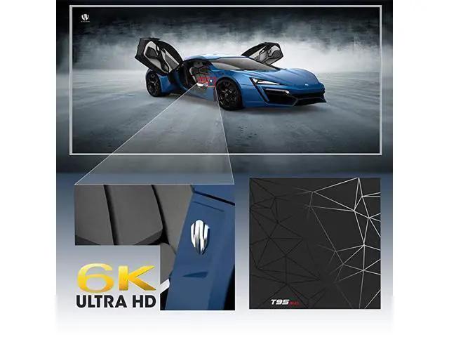 Alt view image 5 of 7 - Android 90 TV Box 4GB+64GB T95 max Quad Core Smart TV Box Android Box Media Player Support USB 30 3D 4K 6K H265 HD Resolution 24G WiFi Set Top TV Box