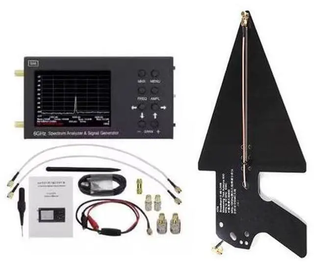 Main image of SA6 6G Portable Spectrum Analyzer - Wi-Fi CDMA Laboratory 35-6200 MHz Signal Tester SA6 high-end version + HT6 antenna