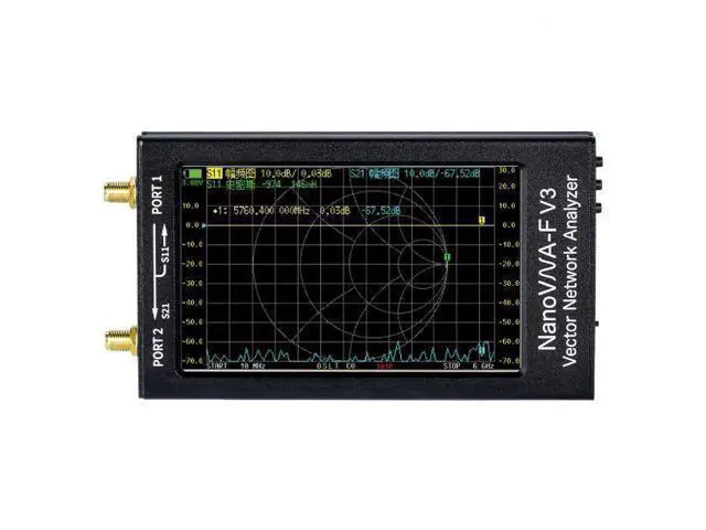 Alt view image 2 of 5 - NanoVNA-F V3 1M-6G 4.3-inch Vector Network Analyzer for HF, VHF, UHF, and SHF Applications