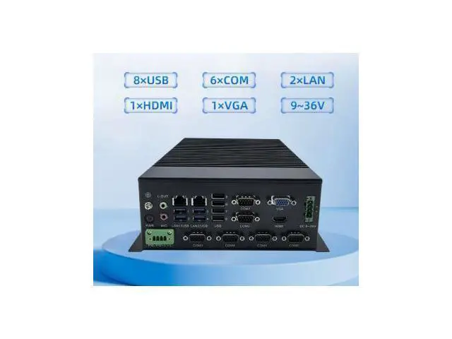 Alt view image 3 of 5 - wusu 203A Mini Industrial Control Host Embedded Industrial Microcomputer Fanless Office Computer Game