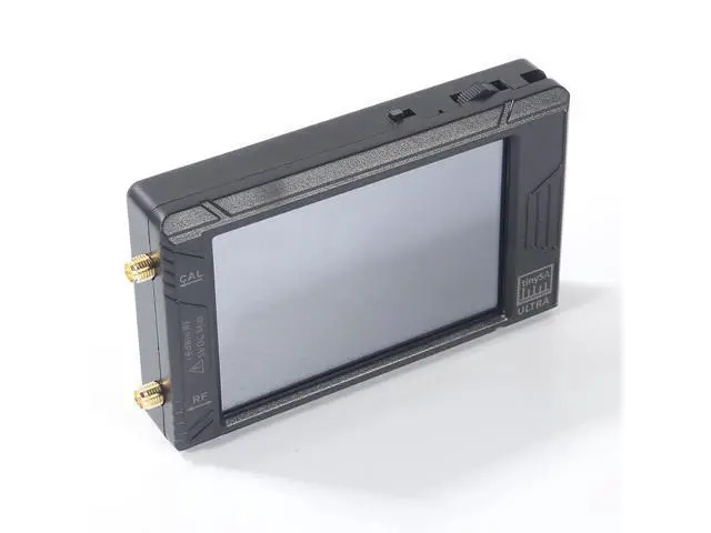 Alt view image 2 of 3 - tinySA ULTRA handheld spectrum analyzer with 4-inch touch screen, capable of generating high-frequency output signals ranging from 100 kHz to 5.4 GHz.