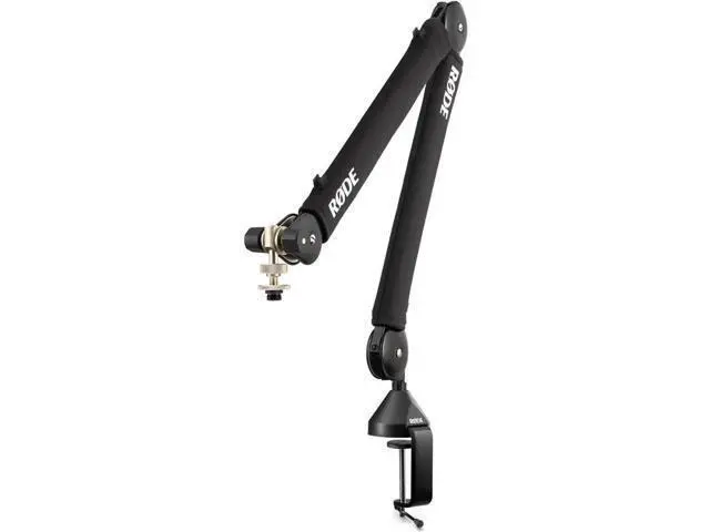 Alt view image 2 of 7 - Rode Procaster Cardioid Dynamic Broadcast Microphone with Rode PSA1+ Microphone Boom Arm, PSM1 Shockmount and XLR Cable