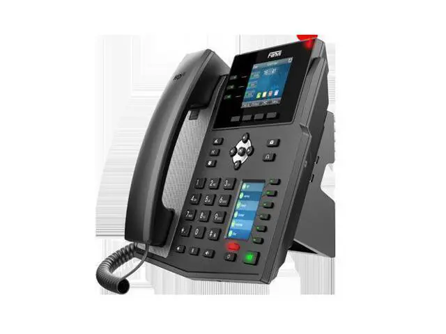 Alt view image 3 of 4 - Fanvil position X4U IP telephone, gigabit phone, network phone, IP color screen telephone, POE recording