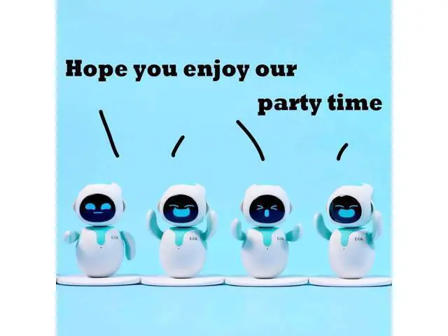 Alt view image 4 of 6 - Smart Robot Touch Interactive Desk Companion Abundant Emotions Mini-Games Perfect Gifts for Girls Boys Holidays