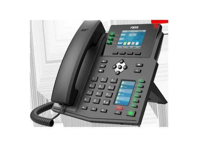 Alt view image 2 of 4 - Fanvil position X4U IP telephone, gigabit phone, network phone, IP color screen telephone, POE recording