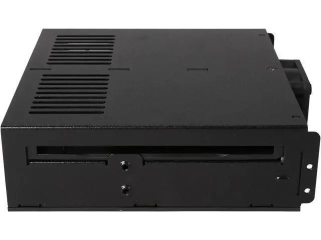 Alt view image 2 of 6 - 4 x 2.5 SSD to 5.25 Drive Bay Hot Swap Backplane Cage Mobile Rack Comparable to Tray-less Design - ExpressCage MB324SP-B,Express Cages 4Bay