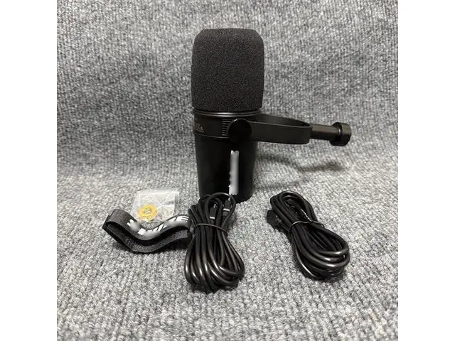 Alt view image 2 of 5 - MV7 Wired Live Microphone USB Mobile Computer Live Performance Karaoke High-End Wired Microphone