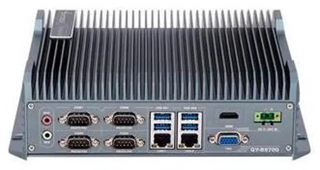 Main image of wusu Fully enclosed industrial control host, embedded industrial multi-network port computer, without fan,I3-6157U