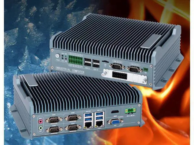 Alt view image 4 of 5 - wusu Fully enclosed industrial control host, embedded industrial multi-network port computer, without fan,I3-6157U