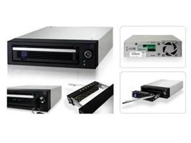 Alt view image 2 of 4 - wusu MB876SK-B Aluminum 3.5" SATA I, II & III Hard Drive Mobile Rack Enclosure