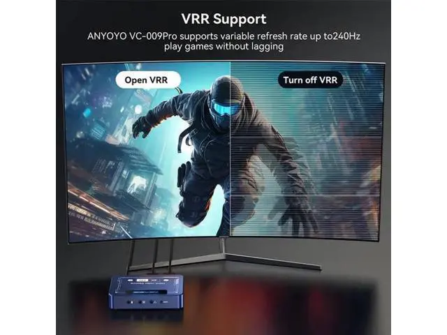 Alt view image 5 of 7 - wusu 4K60fps Video Capture Card for Streaming and Gaming, VRR Support, External Capture Card for Xbox Series X/S, Xbox One, PS5, PS4/Pro, PC/Mac, Live Stream